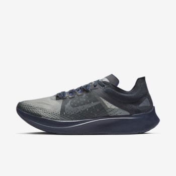 Nike Zoom Fly SP Fast - Férfi Futócipő - Obszidián/Obszidián/Szürke